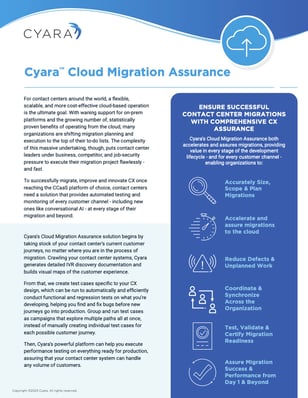 Cyara-Cloud Migration Assurance-datasheet-03022023