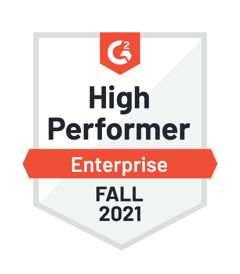 G2-Enterprise High Performer Fall 2021